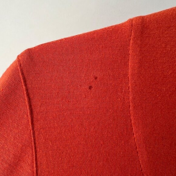 Akris Punto scoop neck Tshirt, orange, Size 12 - Picture 8 of 11